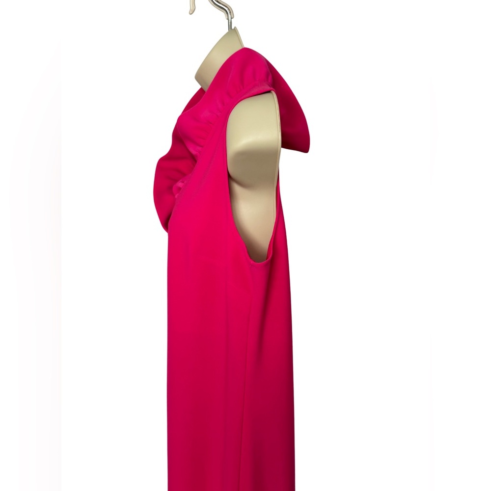 Joseph Ribkoff Fuchsia ruffle Dress - Picture 12 of 14